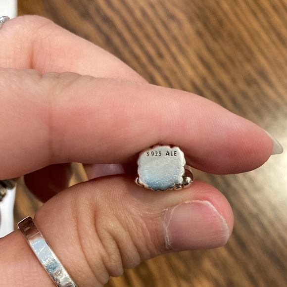 RETIRED Two-tone ángel charm - Picture 4 of 4